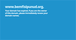 Desktop Screenshot of bemfisipunud.org