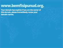 Tablet Screenshot of bemfisipunud.org